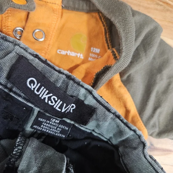 Carhartt Onesie Quicksilver Camo Shorts Bundle - Picture 3 of 5